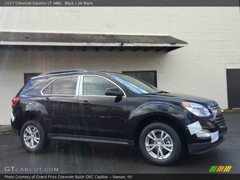 Black / Jet Black 2017 Chevrolet Equinox LT AWD