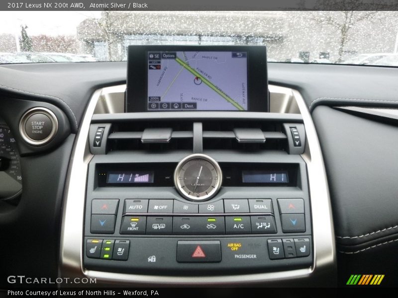 Atomic Silver / Black 2017 Lexus NX 200t AWD