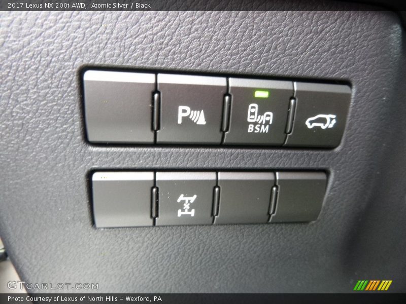Atomic Silver / Black 2017 Lexus NX 200t AWD