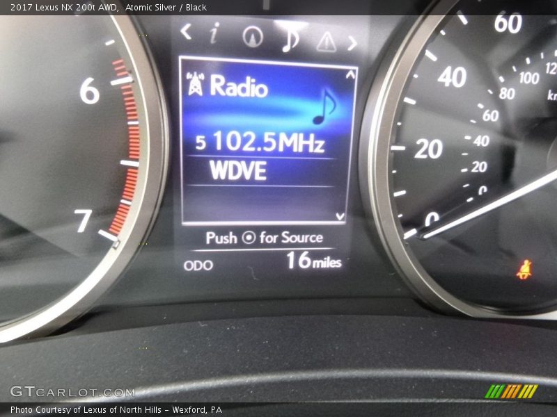 Atomic Silver / Black 2017 Lexus NX 200t AWD