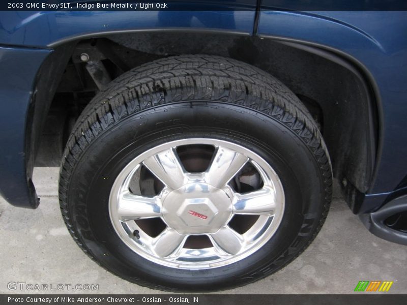 Indigo Blue Metallic / Light Oak 2003 GMC Envoy SLT