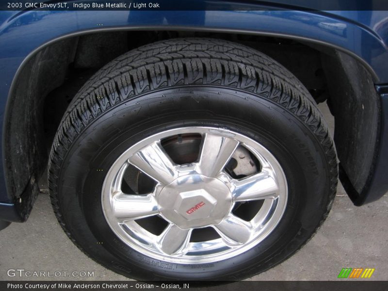 Indigo Blue Metallic / Light Oak 2003 GMC Envoy SLT