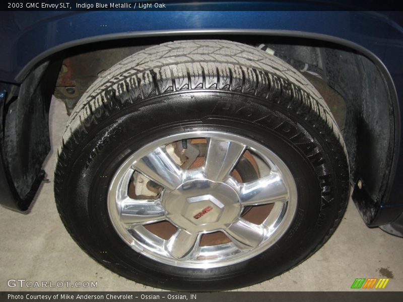 Indigo Blue Metallic / Light Oak 2003 GMC Envoy SLT
