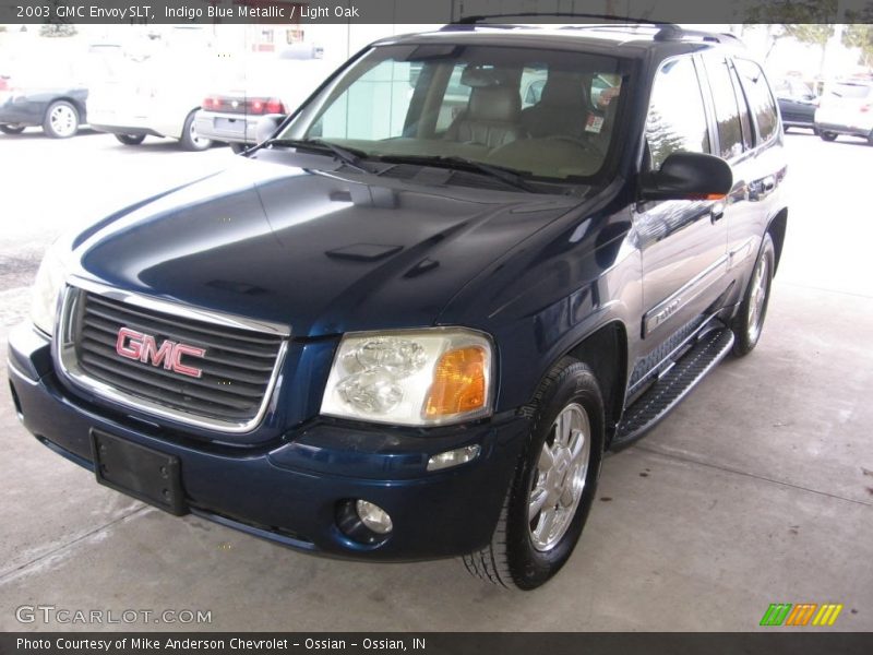 Indigo Blue Metallic / Light Oak 2003 GMC Envoy SLT
