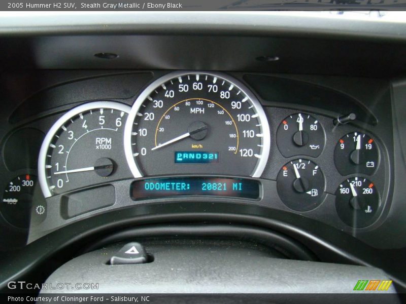 Stealth Gray Metallic / Ebony Black 2005 Hummer H2 SUV