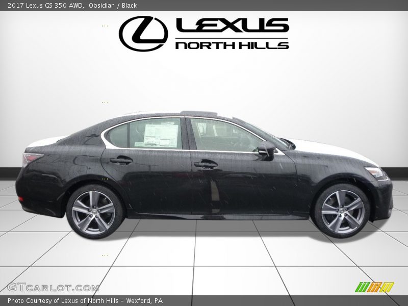 Obsidian / Black 2017 Lexus GS 350 AWD