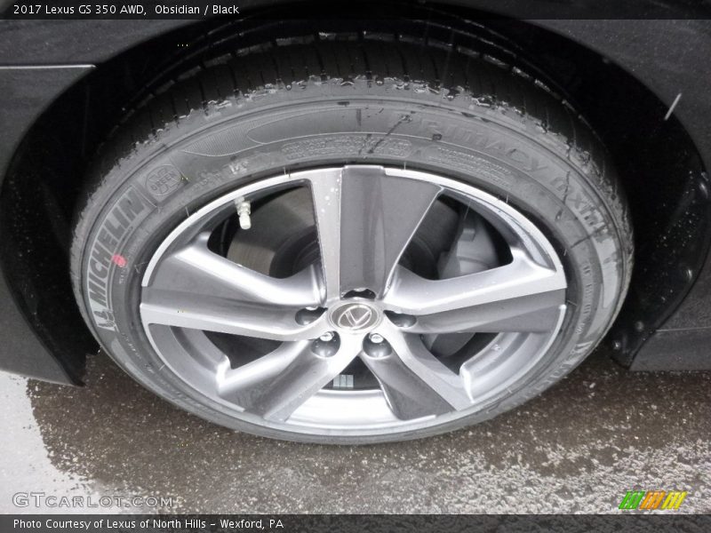 Obsidian / Black 2017 Lexus GS 350 AWD