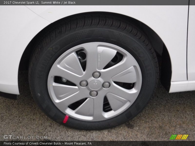 Summit White / Jet Black 2017 Chevrolet Spark LS
