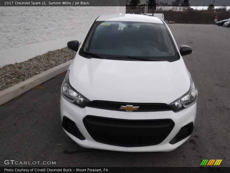 Summit White / Jet Black 2017 Chevrolet Spark LS