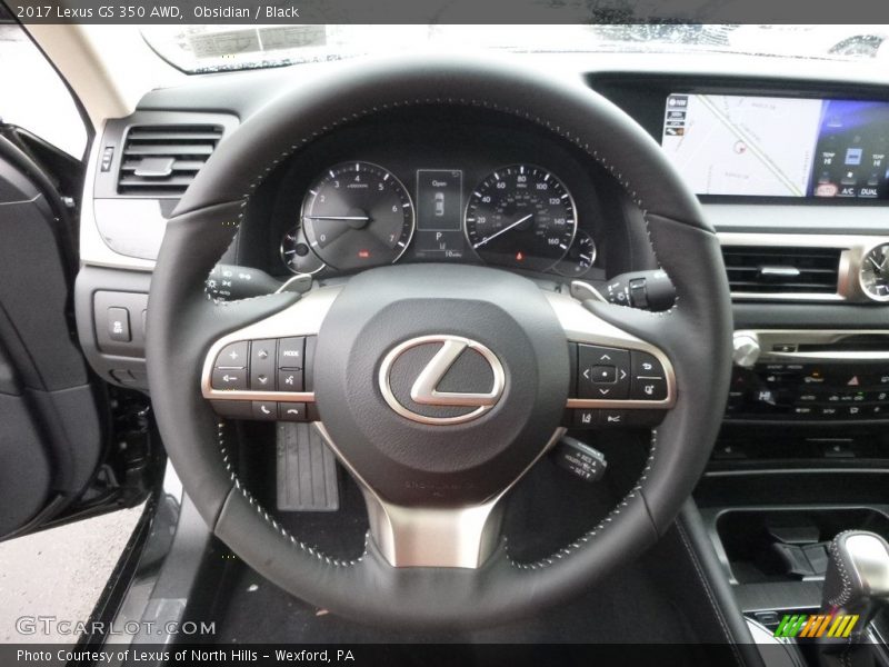 Obsidian / Black 2017 Lexus GS 350 AWD