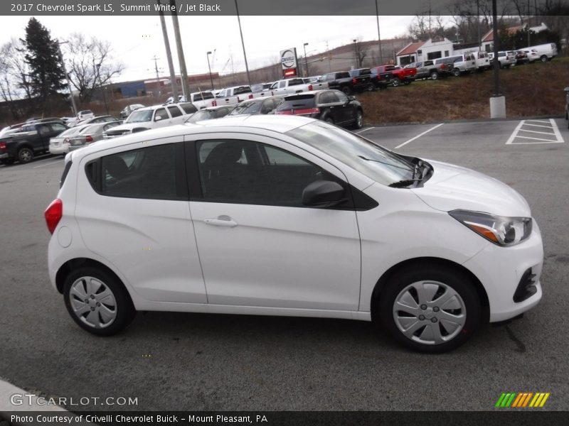 Summit White / Jet Black 2017 Chevrolet Spark LS