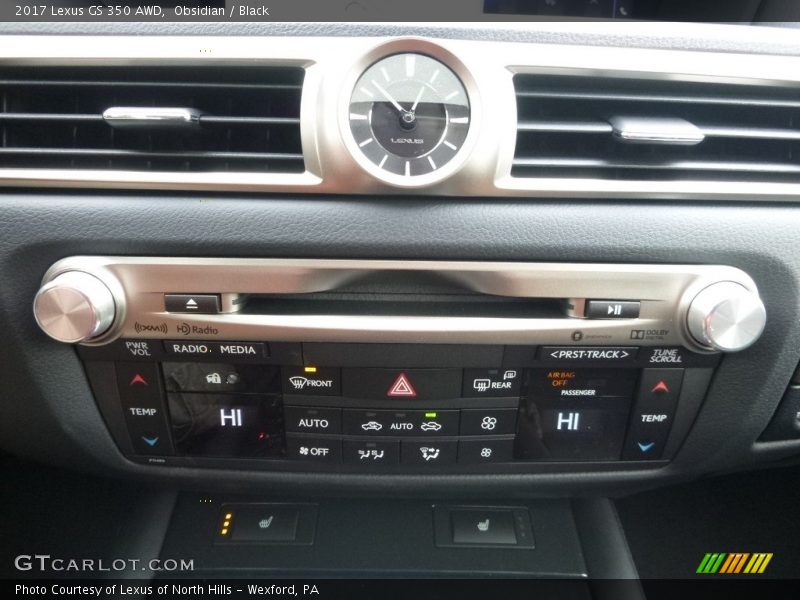 Obsidian / Black 2017 Lexus GS 350 AWD