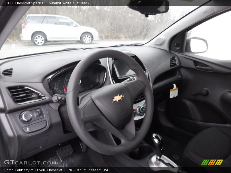 Summit White / Jet Black 2017 Chevrolet Spark LS