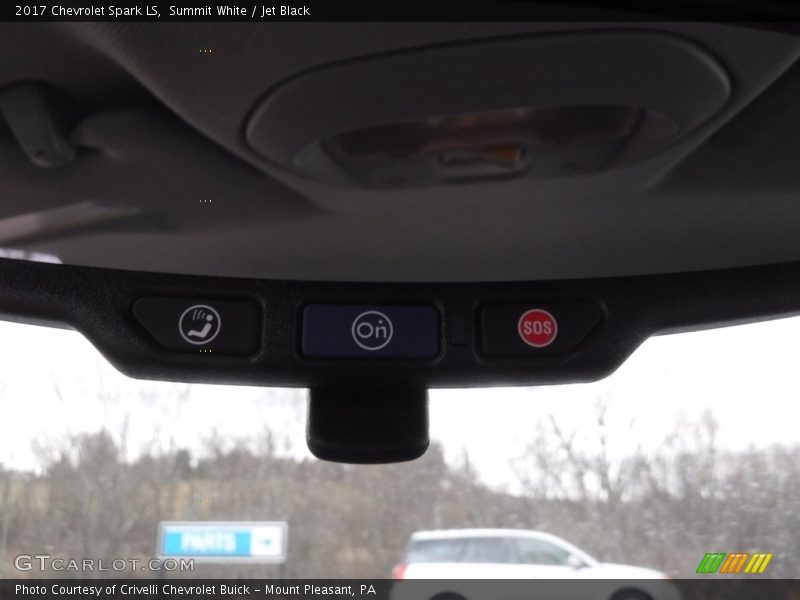 Summit White / Jet Black 2017 Chevrolet Spark LS