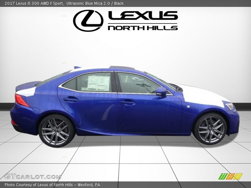 Ultrasonic Blue Mica 2.0 / Black 2017 Lexus IS 300 AWD F Sport