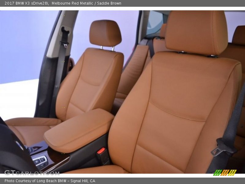 Melbourne Red Metallic / Saddle Brown 2017 BMW X3 sDrive28i