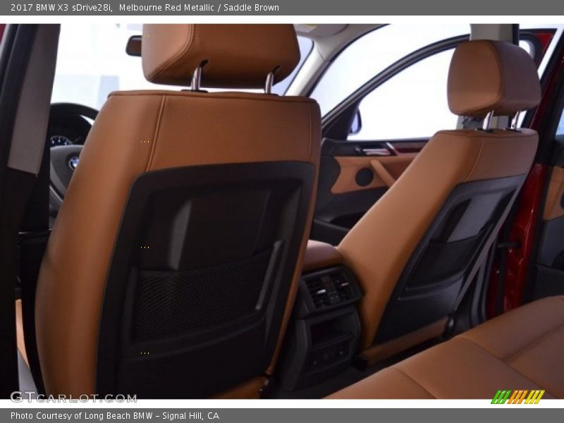 Melbourne Red Metallic / Saddle Brown 2017 BMW X3 sDrive28i