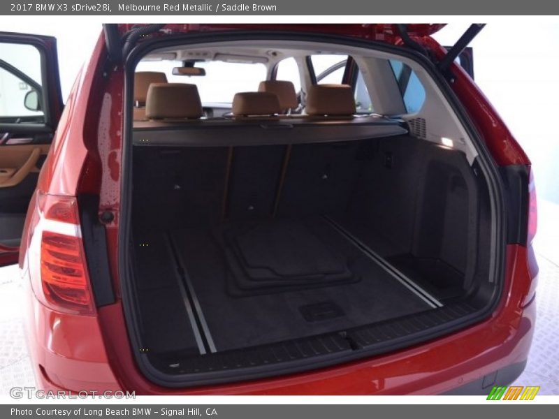Melbourne Red Metallic / Saddle Brown 2017 BMW X3 sDrive28i