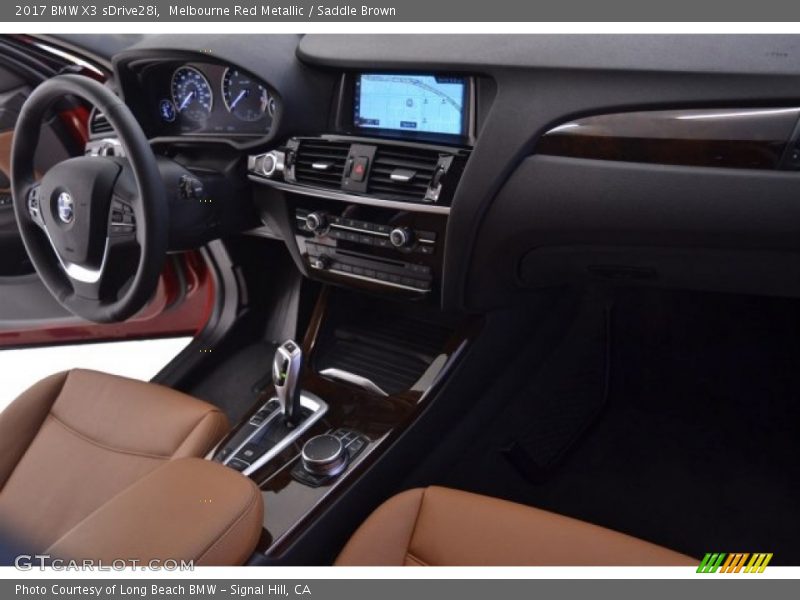 Melbourne Red Metallic / Saddle Brown 2017 BMW X3 sDrive28i