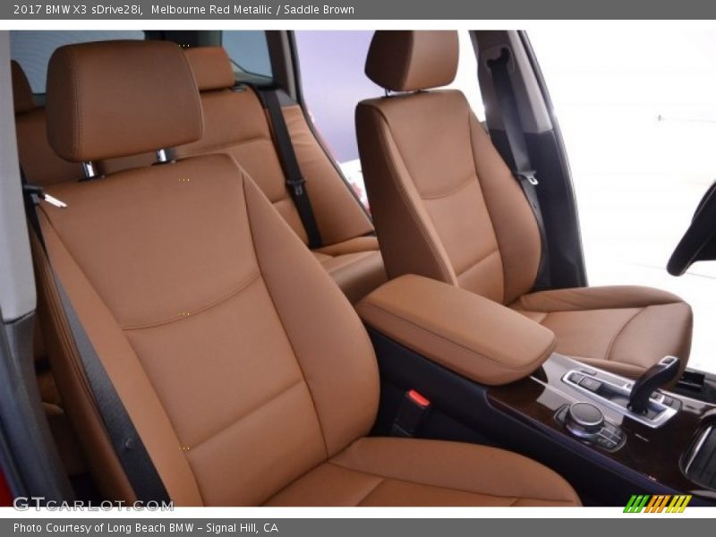 Melbourne Red Metallic / Saddle Brown 2017 BMW X3 sDrive28i