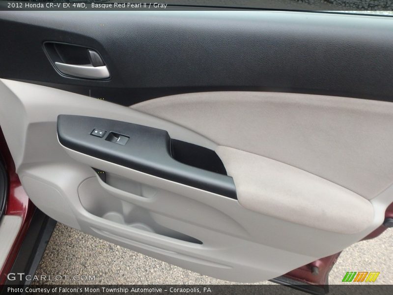 Basque Red Pearl II / Gray 2012 Honda CR-V EX 4WD