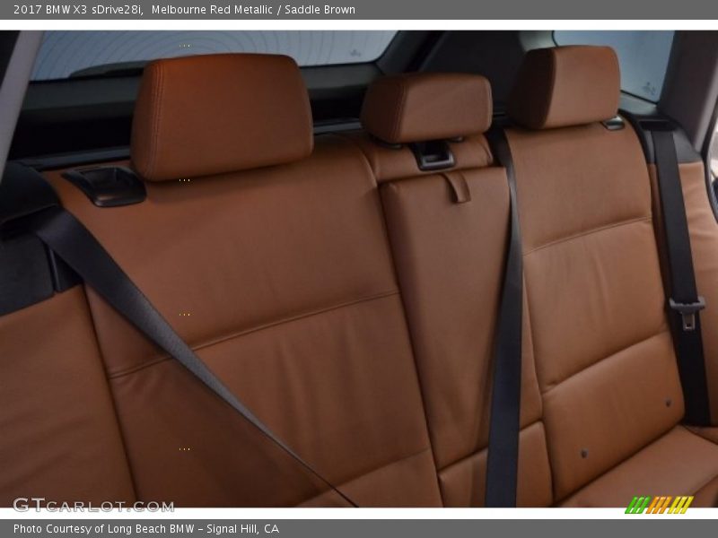Melbourne Red Metallic / Saddle Brown 2017 BMW X3 sDrive28i