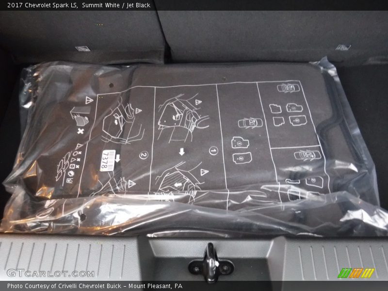 Summit White / Jet Black 2017 Chevrolet Spark LS
