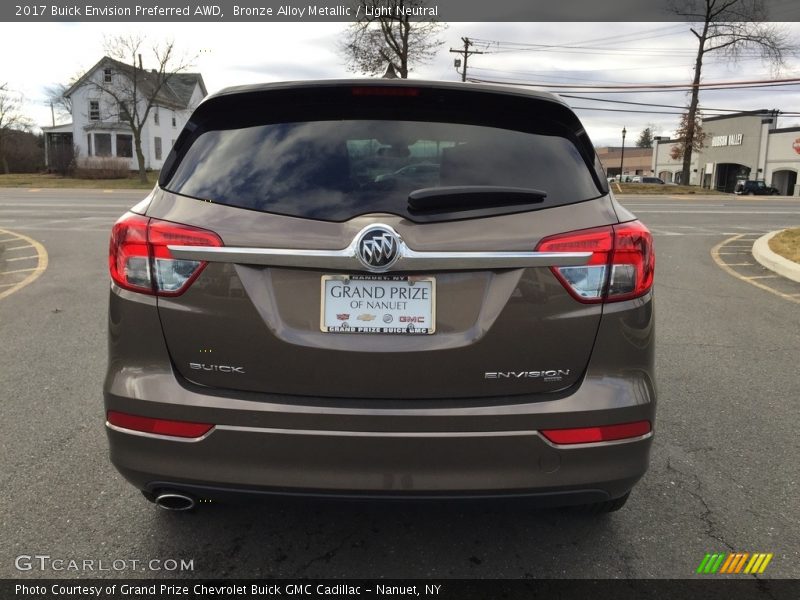 Bronze Alloy Metallic / Light Neutral 2017 Buick Envision Preferred AWD