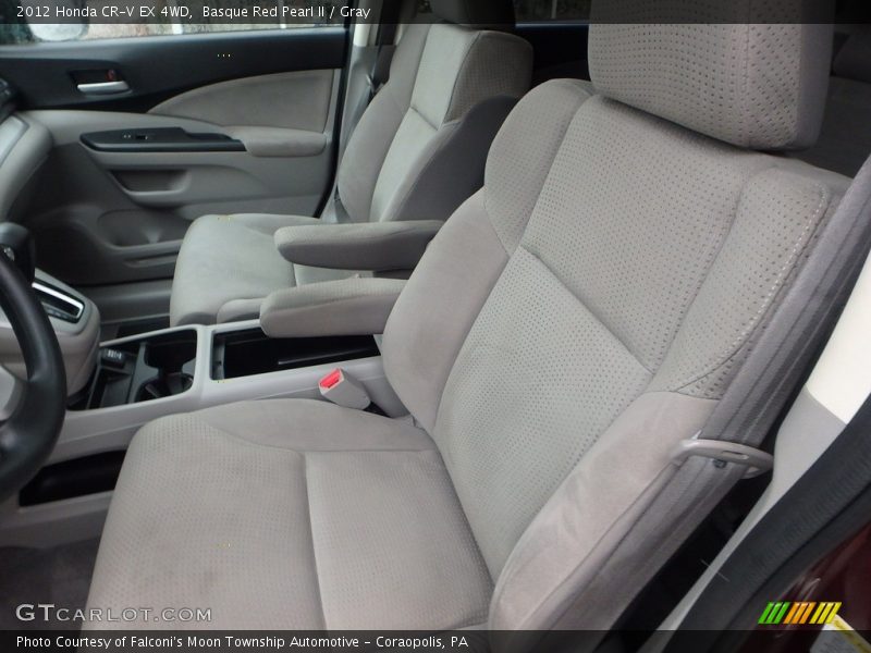Basque Red Pearl II / Gray 2012 Honda CR-V EX 4WD