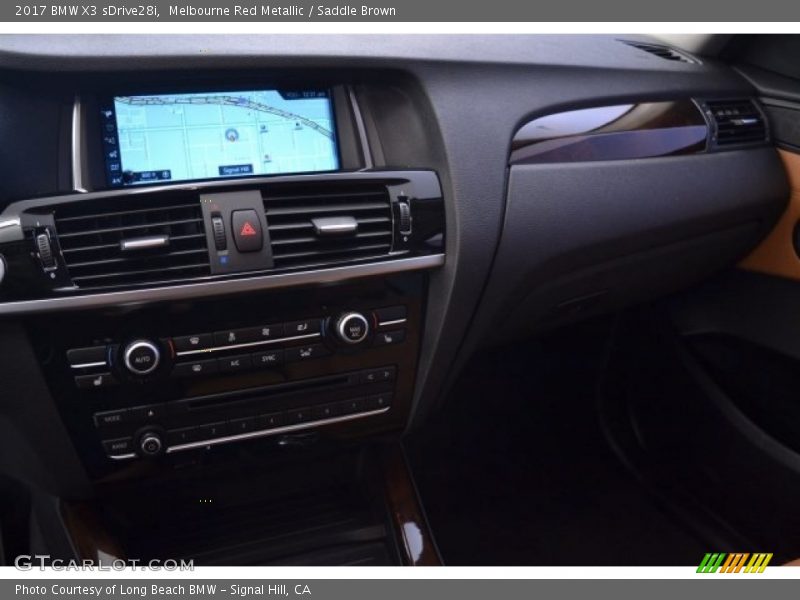 Melbourne Red Metallic / Saddle Brown 2017 BMW X3 sDrive28i