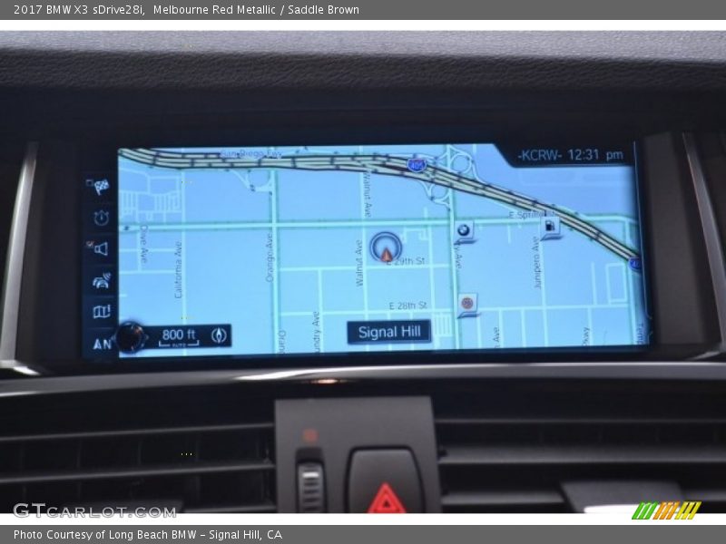 Melbourne Red Metallic / Saddle Brown 2017 BMW X3 sDrive28i