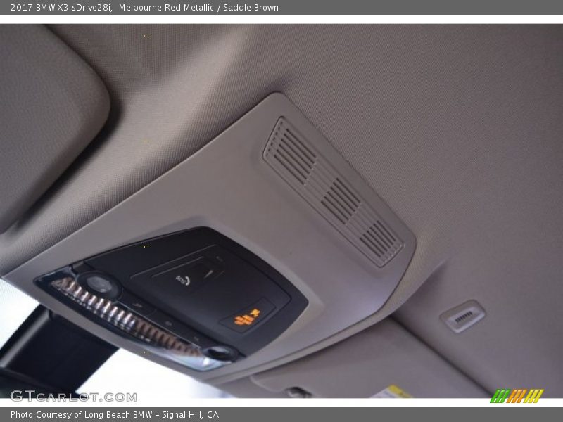 Melbourne Red Metallic / Saddle Brown 2017 BMW X3 sDrive28i