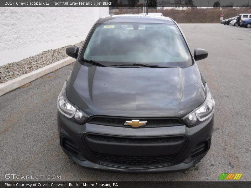 Nightfall Gray Metallic / Jet Black 2017 Chevrolet Spark LS