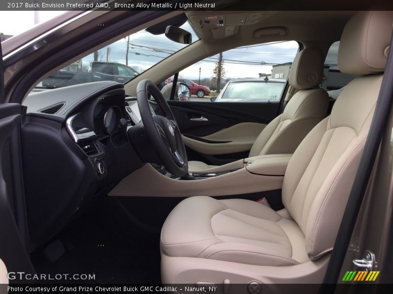 Bronze Alloy Metallic / Light Neutral 2017 Buick Envision Preferred AWD