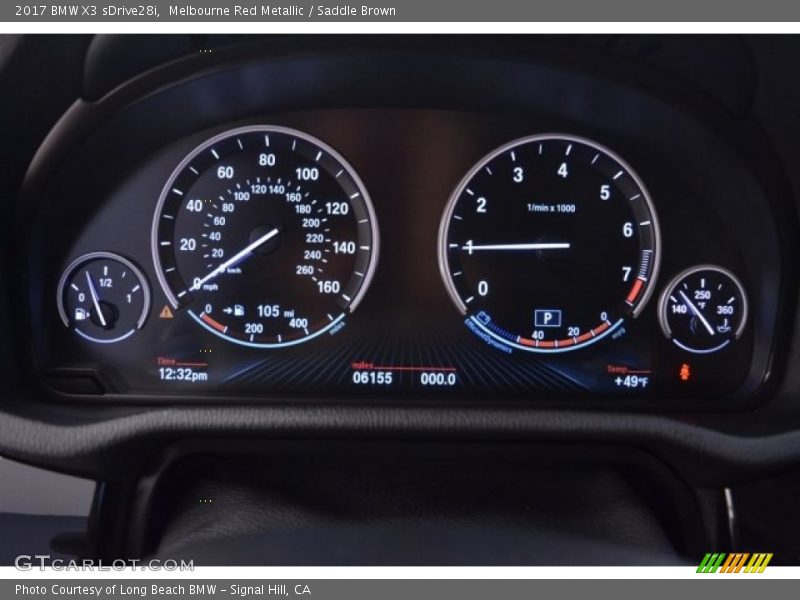 Melbourne Red Metallic / Saddle Brown 2017 BMW X3 sDrive28i