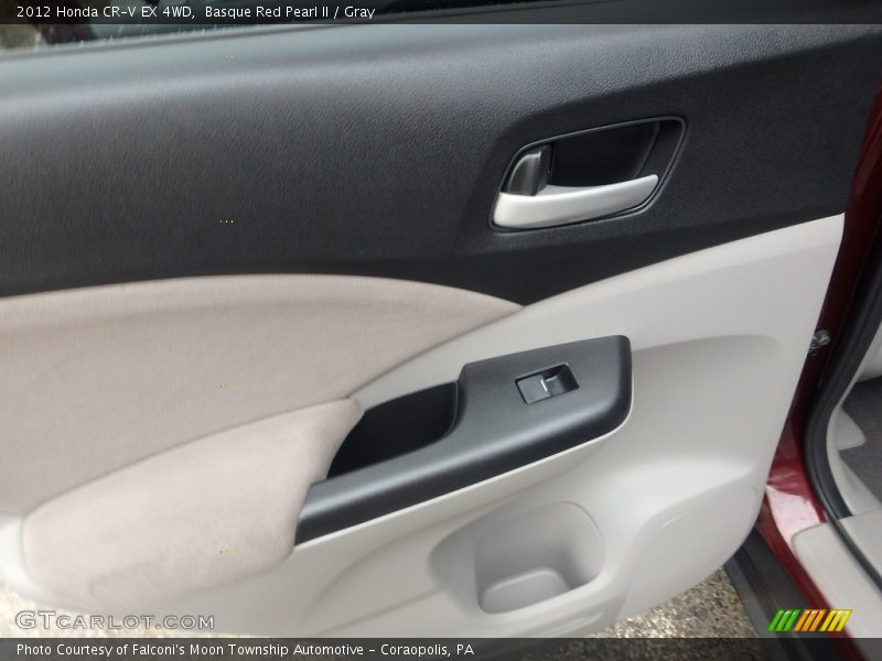 Basque Red Pearl II / Gray 2012 Honda CR-V EX 4WD