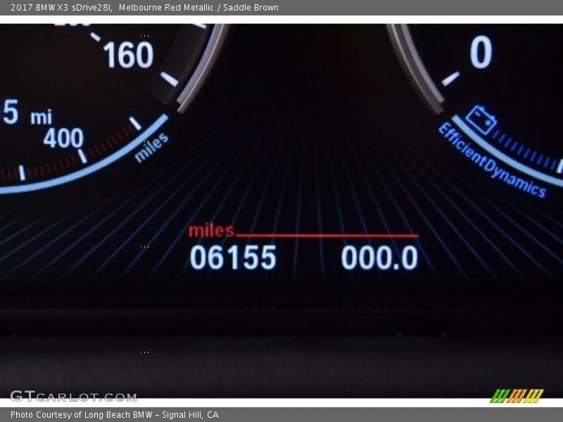 Melbourne Red Metallic / Saddle Brown 2017 BMW X3 sDrive28i