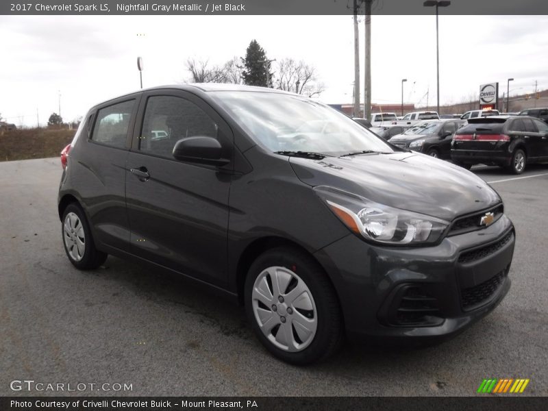 Nightfall Gray Metallic / Jet Black 2017 Chevrolet Spark LS