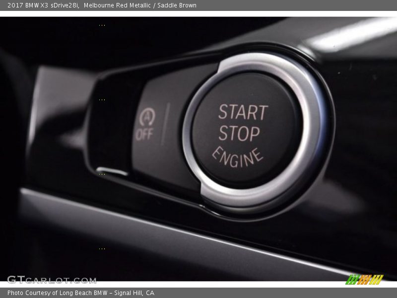 Melbourne Red Metallic / Saddle Brown 2017 BMW X3 sDrive28i