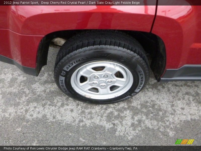 Deep Cherry Red Crystal Pearl / Dark Slate Gray/Light Pebble Beige 2012 Jeep Patriot Sport