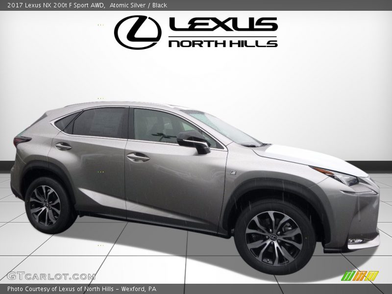 Atomic Silver / Black 2017 Lexus NX 200t F Sport AWD