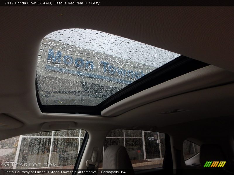 Basque Red Pearl II / Gray 2012 Honda CR-V EX 4WD