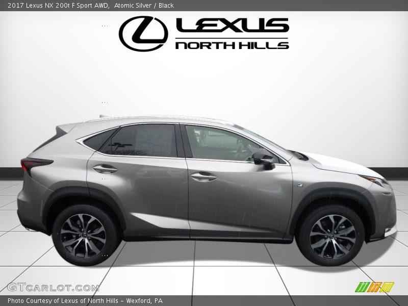 Atomic Silver / Black 2017 Lexus NX 200t F Sport AWD