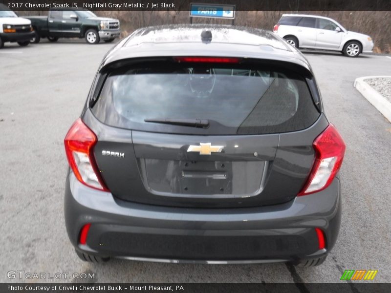 Nightfall Gray Metallic / Jet Black 2017 Chevrolet Spark LS