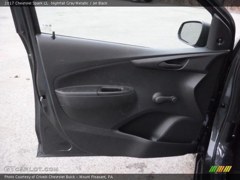Nightfall Gray Metallic / Jet Black 2017 Chevrolet Spark LS