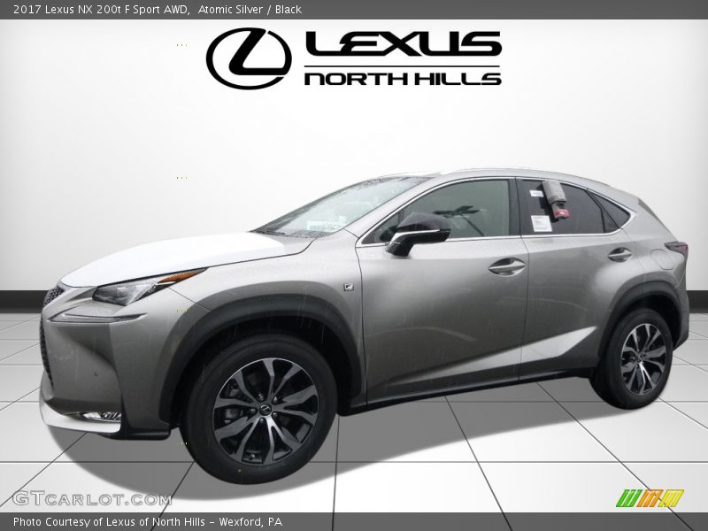 Atomic Silver / Black 2017 Lexus NX 200t F Sport AWD