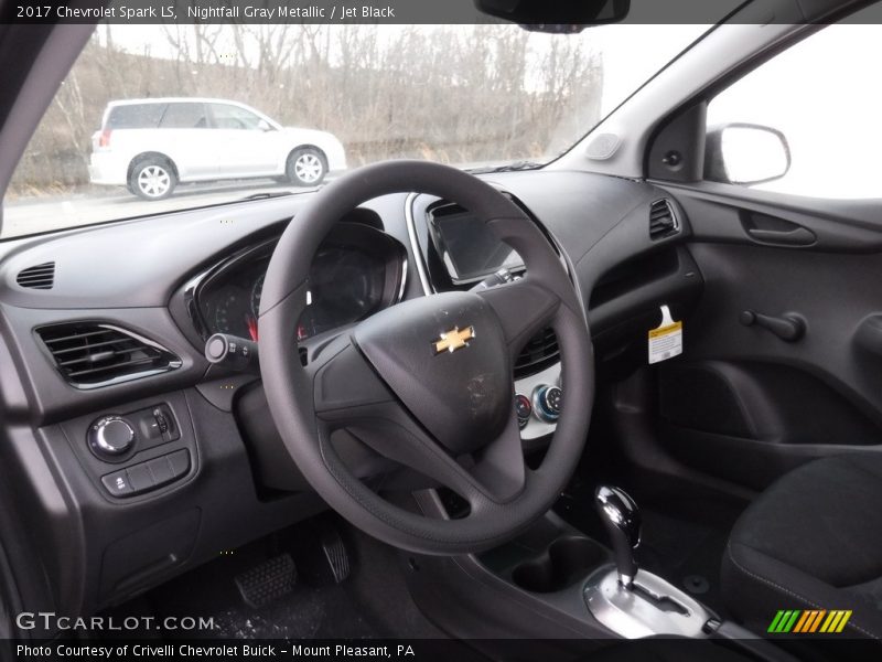 Nightfall Gray Metallic / Jet Black 2017 Chevrolet Spark LS