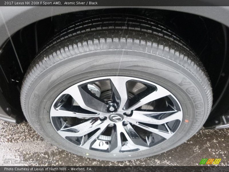 Atomic Silver / Black 2017 Lexus NX 200t F Sport AWD