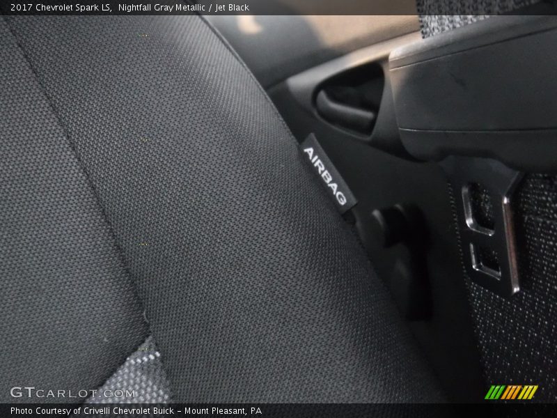 Nightfall Gray Metallic / Jet Black 2017 Chevrolet Spark LS