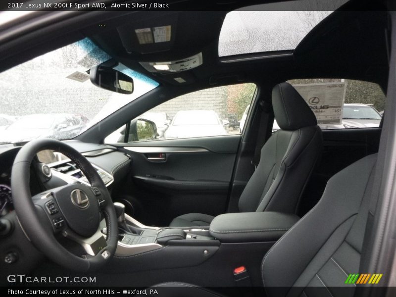 Atomic Silver / Black 2017 Lexus NX 200t F Sport AWD